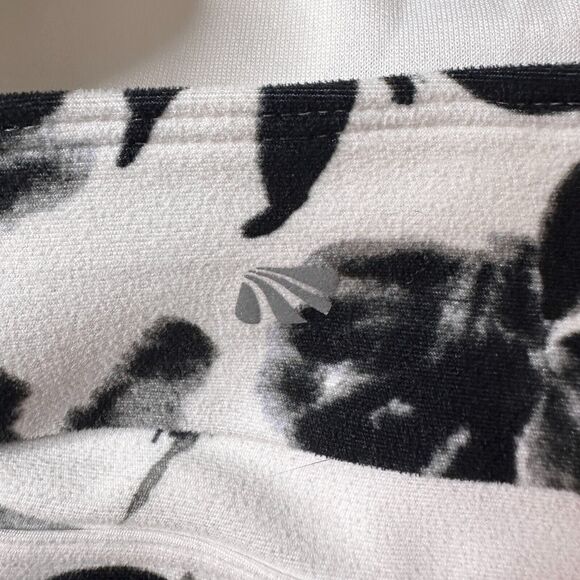 MARIKA Sports Racerback Bra URSULA Seamless White Ink Blot Floral XL  NEW - Picture 5 of 6